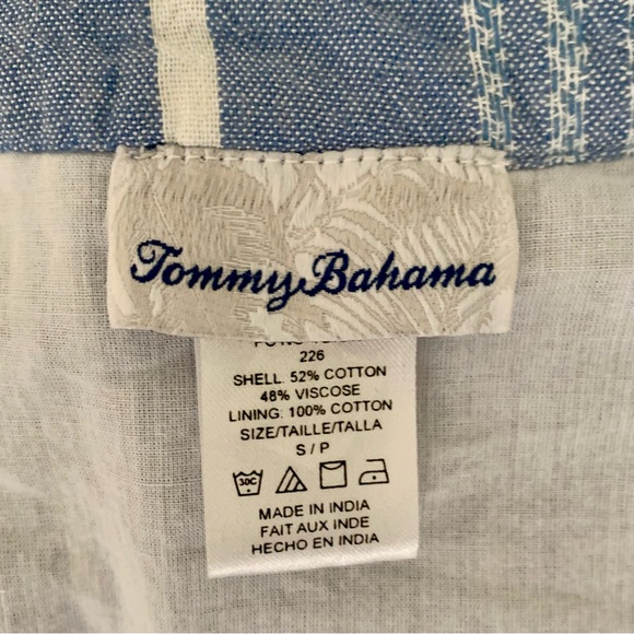 Tommy Bahama Blue Striped Mini Dress - Picture 14 of 16